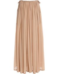 Philosophy Di Lorenzo Serafini - Gathered Stretch-Tulle Maxi Skirt - Lyst