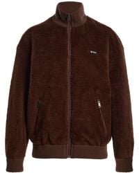 Prada - Wool-Blend Fleece Jacket - Lyst
