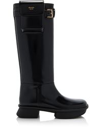 Prada - Re-Edition 1999 Equal Leather Knee Boots - Lyst