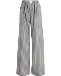 Comme Si - La Boxer Alta Cotton-Flannel Pants - Lyst