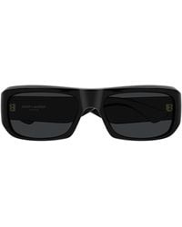 Saint Laurent - Square-Frame Acetate Sunglasses - Lyst