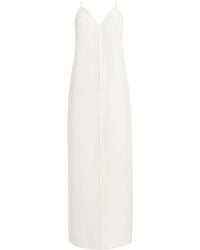 KHAITE - Tulula Silk-Cotton Poplin Maxi Dress - Lyst