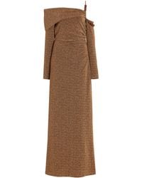 Significant Other - Gia Off-the-shoulder Knit Gown - Lyst