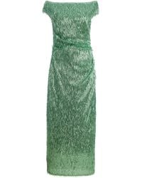 Erdem - Sequin-Embroidered Midi Dress - Lyst