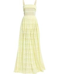 Elie Saab - Macrame Maxi Dress - Lyst