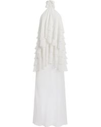 Third Form - Gaia Tiered Chiffon Maxi Dress - Lyst