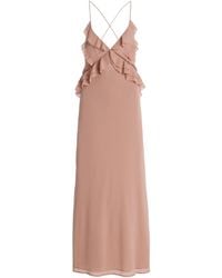 FAVORITE DAUGHTER - Exclusive The Who Me? Ruffled Chiffon Maxi Dress - Lyst