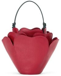 STAUD - Juliet Rose-shaped Leather Mini Bag - Lyst