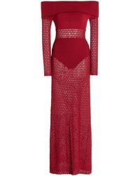 Posse - Exclusive Romy Knit Off-the-shoulder Maxi Dress - Lyst