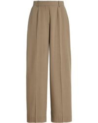TOTEME - Pleated Wide-Leg Trousers - Lyst