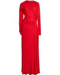 Victoria Beckham - Draped Jersey Gown - Lyst