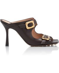 Bottega Veneta - Stretch Buckled Leather Sandals - Lyst