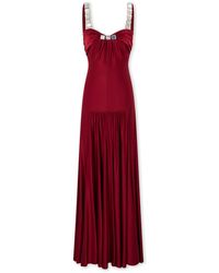 Rabanne - Embellished Jersey Maxi Dress - Lyst