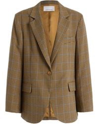 Frankie Shop - Lyra Oversized Houndstooth Blazer - Lyst