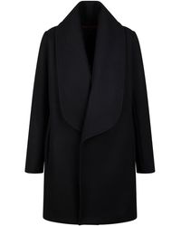Martin Grant - Wool-Blend Fitted Shawl Collar Coat - Lyst