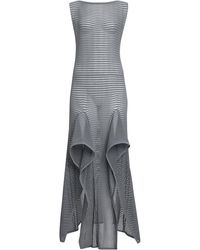 Alaïa - Ladder-Stitched Cotton-Blend Midi Dress - Lyst