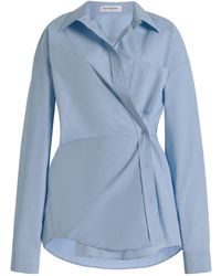 Frankie Shop - Ornella Button-Up Cotton Shirt - Lyst