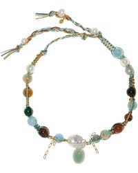 Joie - Sky Scarab 18K Multi-Stone Necklace - Lyst