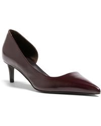 KHAITE - Jett D'Orsay Leather Pumps - Lyst