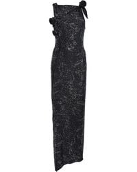 Coperni - Crystal-Embellished Asymmetric Flower Gown - Lyst