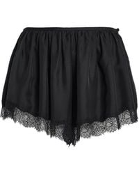 Ulla Johnson - Georgina Lace-Trimmed Silk Mini Shorts - Lyst