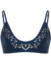 Sea - Blaise Printed Bikini Top - Lyst