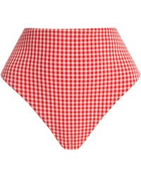 Juillet - Vera Plaid Bikini Bottoms - Lyst