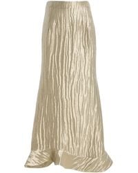 Rosie Assoulin - Ride The Wave Silk-Blend Maxi Skirt - Lyst