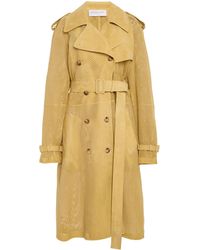 Michael Kors - Perforated Suede Trench Coat - Lyst