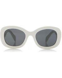 Prada - Round-frame Acetate Sunglasses - Lyst