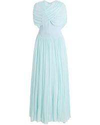 Jonathan Simkhai - Nancie Draped Jersey Cape Midi Dress - Lyst