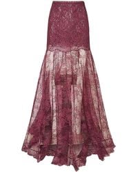 LoveShackFancy - Carline Lace Maxi Skirt - Lyst