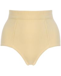 High Sport - Knit Cotton-Blend Boy Shorts - Lyst