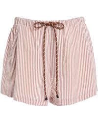 Citizens of Humanity - Este Striped Drawstring Shorts - Lyst