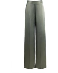 SEV - Wide-Leg Satin Pants - Lyst