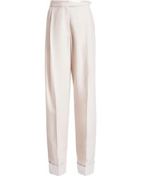 Christopher Esber - Rowan Sateen Wide-Leg Pants - Lyst