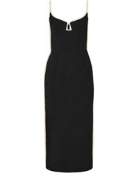belle badgley mischka floral print halter neck belted midi dress Petal and Pup Women's Anabelle Halter Neck Midi Dress