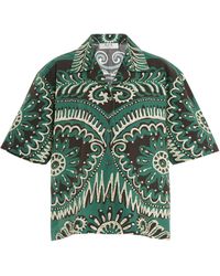 Sea - Charlough Printed Cotton Shirt - Lyst