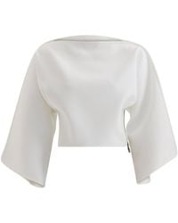 Maticevski - Dazzle Draped Cropped Top - Lyst