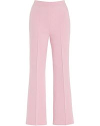 High Sport - Exclusive Kick Stretch-cotton Knit Cropped Flared Pants - Lyst