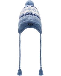 Miu Miu - Fair Isle Wool Hat - Lyst