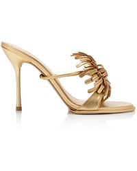 Cult Gaia - Carla Leather Sandals - Lyst