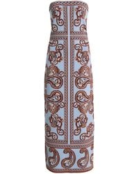 Cara Cara - Rome Paisley Midi Dress - Lyst