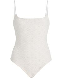 Juillet - Imey Broderie Anglaise One-Piece Swimsuit - Lyst