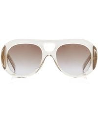 Givenchy - Bold Aviator-Frame Acetate Sunglasses - Lyst