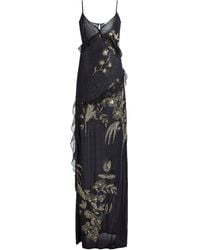 Wiederhoeft - Arbe Embroidered Silk Jersey Dress - Lyst