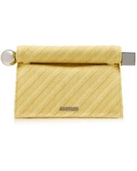 Jacquemus - The Round Carré Cotton Clutch - Lyst