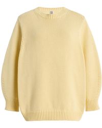 TOTEME - Oversized Cotton Sweater - Lyst