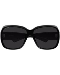Gucci - Mask-Frame Acetate Sunglasses - Lyst