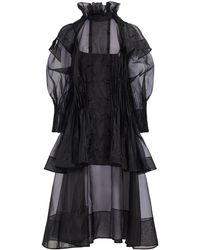 Aje. - Mirella Ruffled Trench Coat - Lyst
